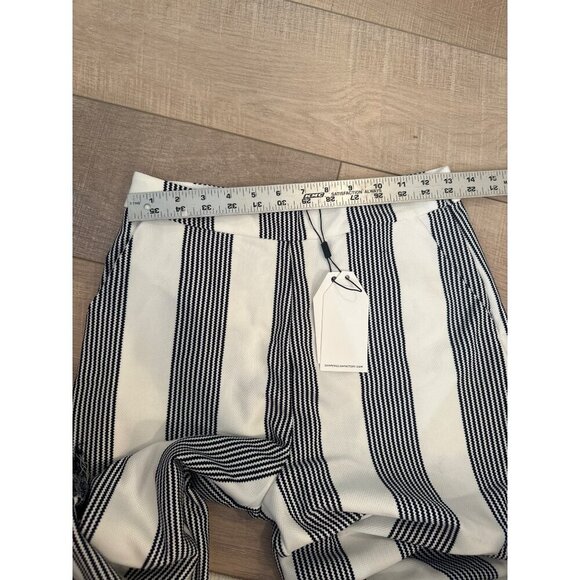 Women's English Factory Stripe Crop Tank and Cropped Pants Size Small - Blue New - Picture 5 of 16
